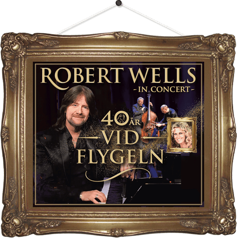 Robert Wells 40 år vid Flygeln